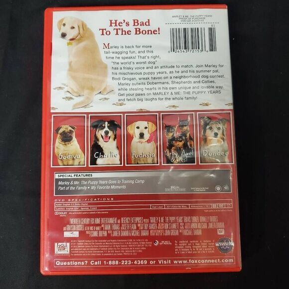 Marley and Me: The Puppy Years [DVD] - Picture 3 of 3